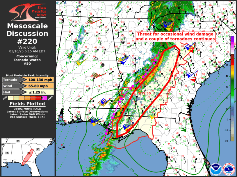 Mesoscale Discussion 220