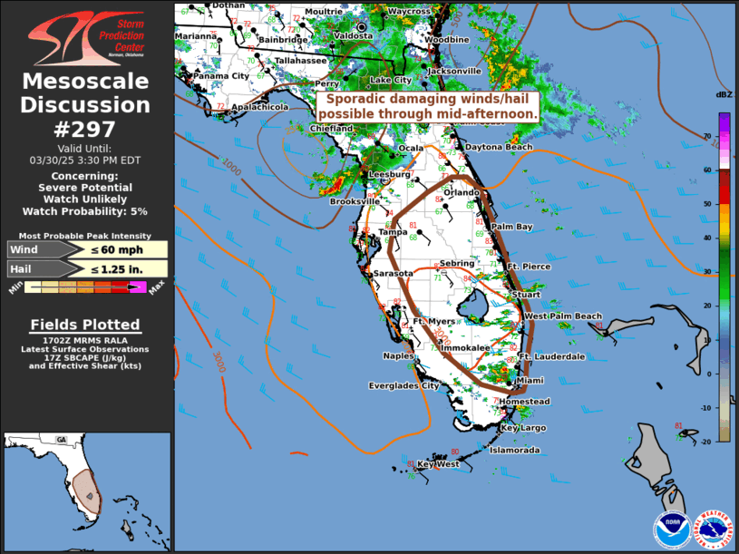 Mesoscale Discussion 297