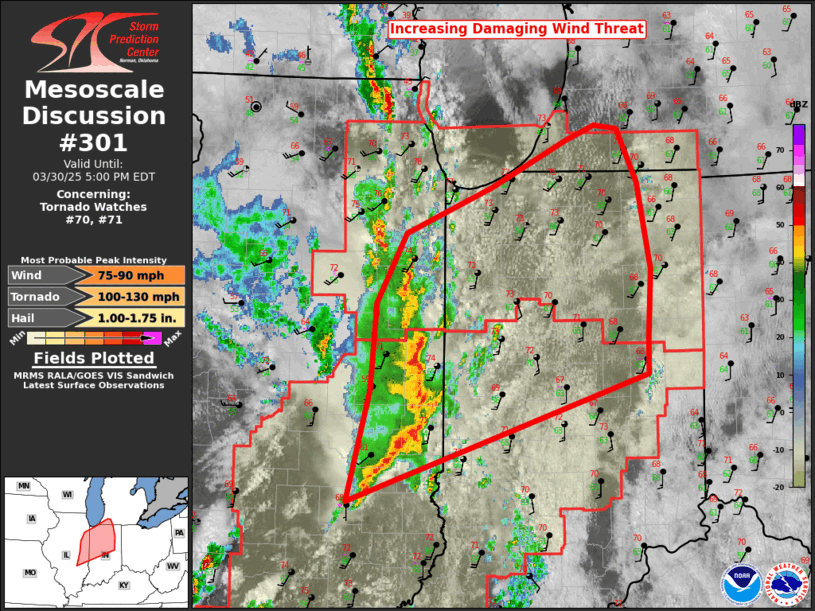 Mesoscale Discussion 301