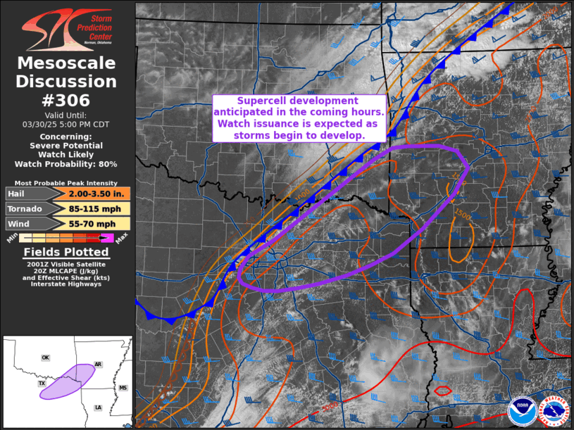 Mesoscale Discussion 306