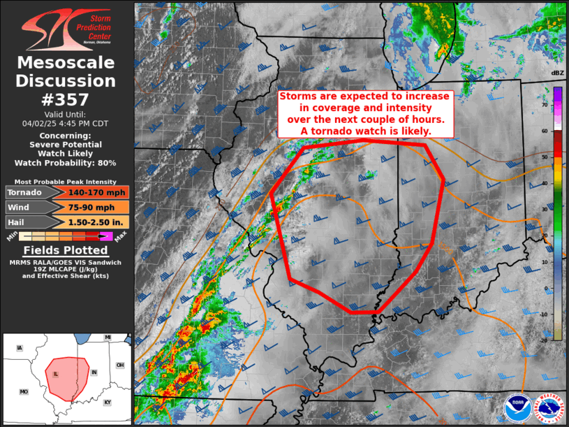 Mesoscale Discussion 357