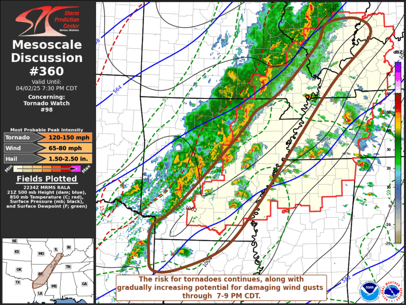 Mesoscale Discussion 360