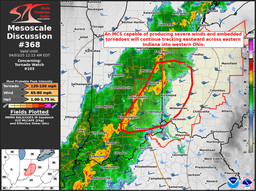 Mesoscale Discussion 368