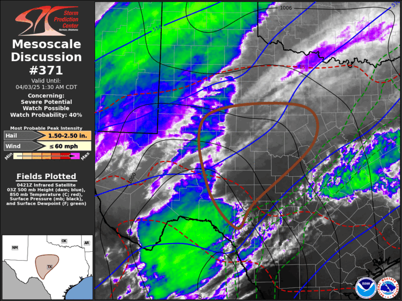 Mesoscale Discussion 371