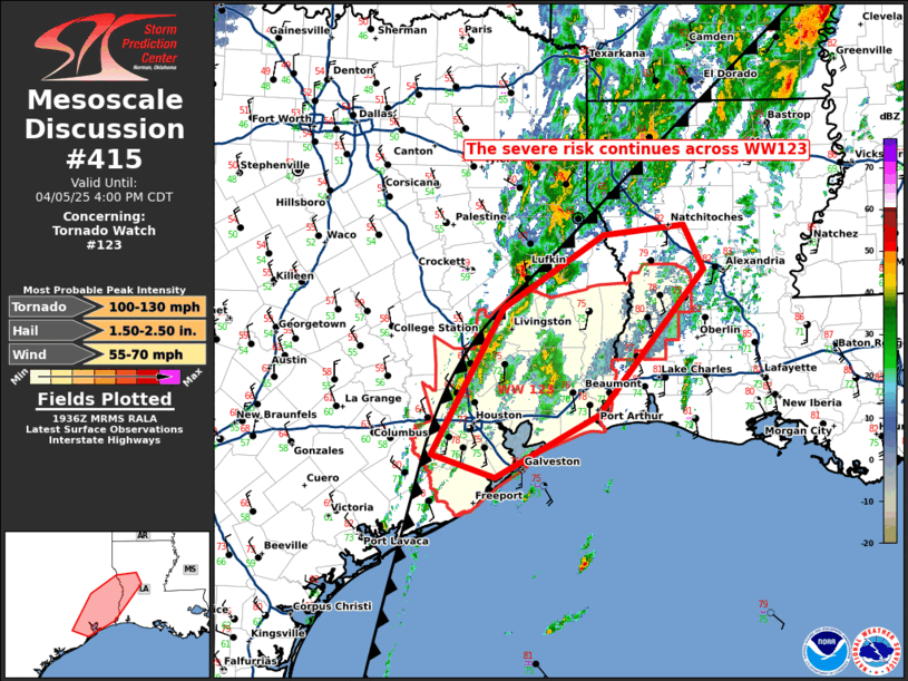 Mesoscale Discussion 415