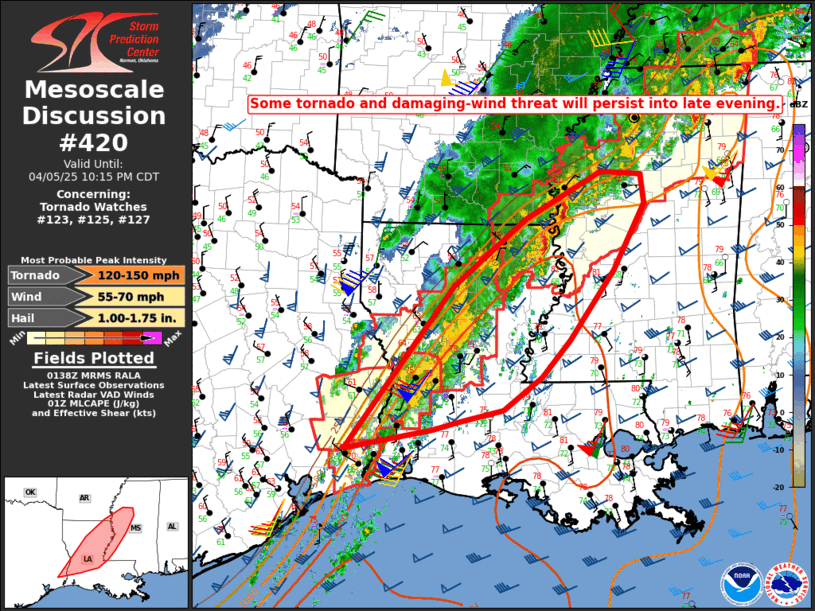 Mesoscale Discussion 420