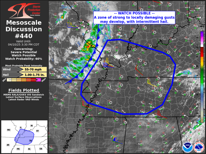Mesoscale Discussion 440
