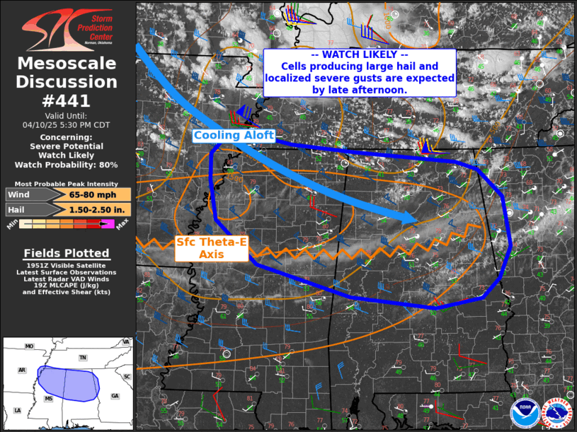 Mesoscale Discussion 441