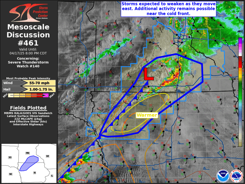 Mesoscale Discussion 461