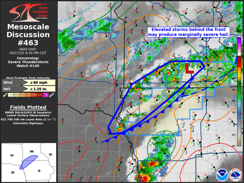 Mesoscale Discussion 463