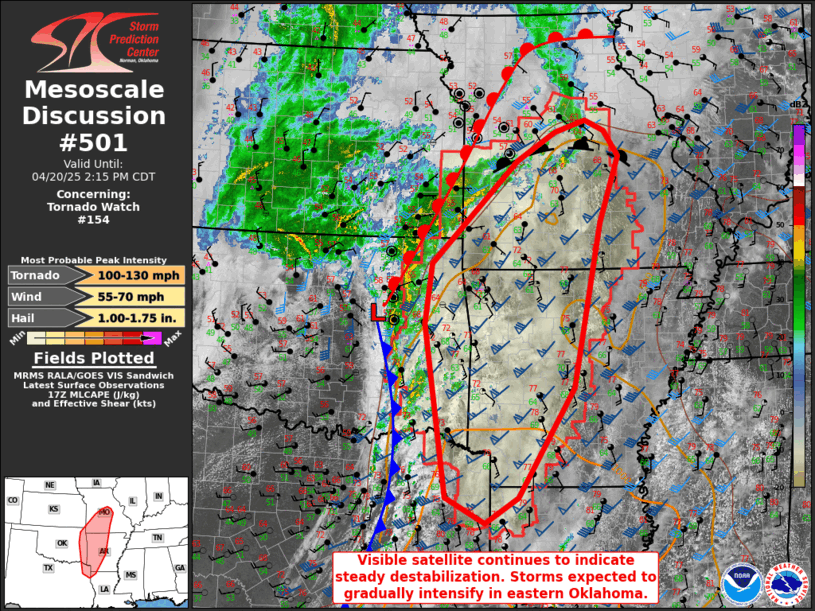 Mesoscale Discussion 501
