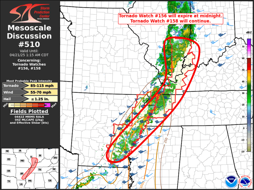 Mesoscale Discussion 510
