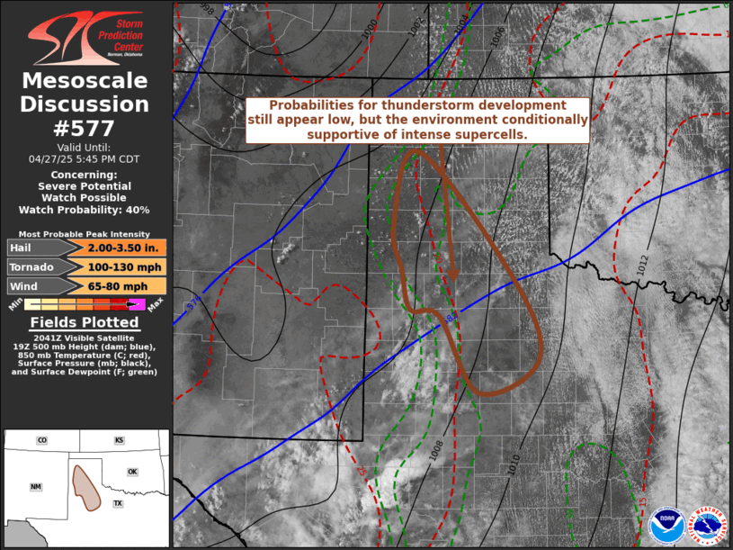 Mesoscale Discussion 577