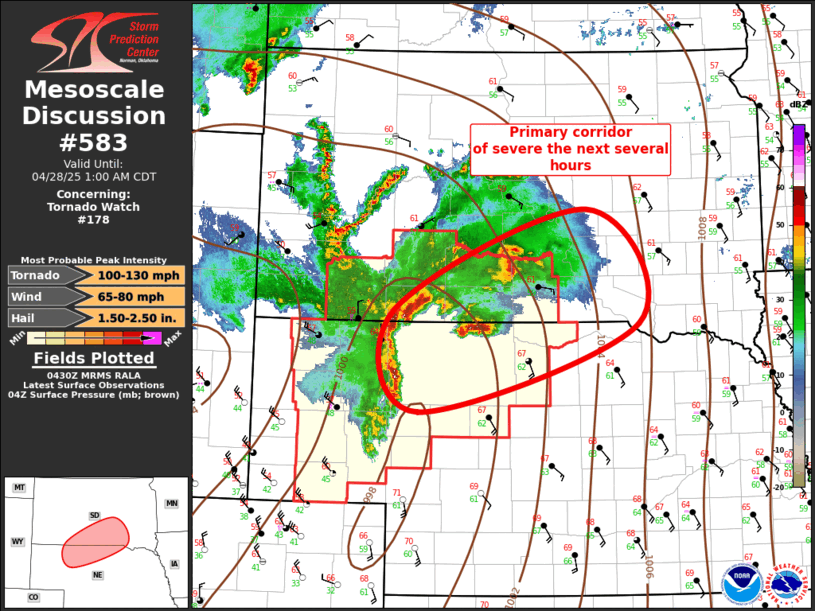 Mesoscale Discussion 583