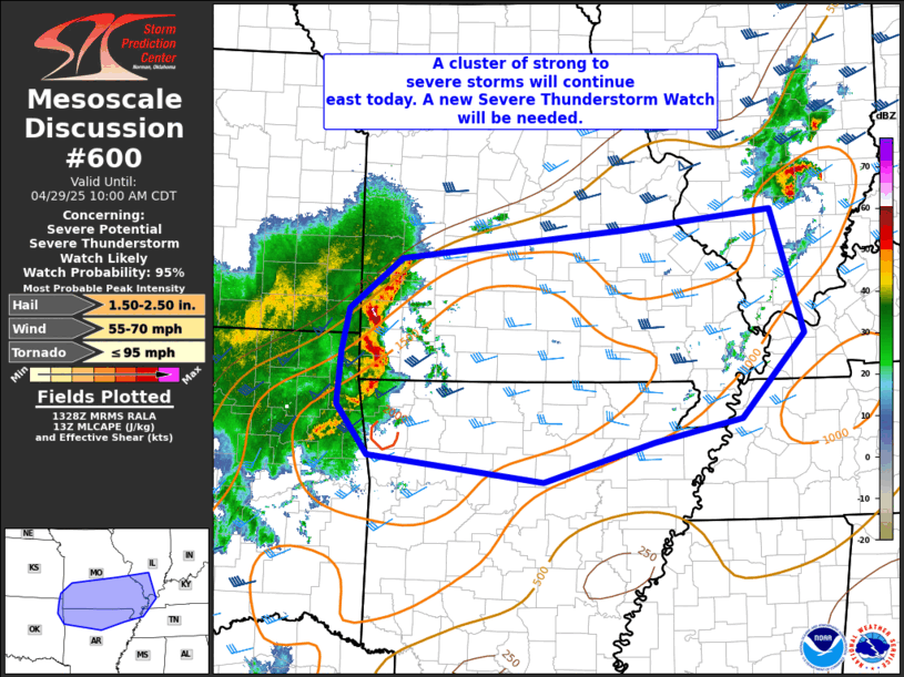 Mesoscale Discussion 600