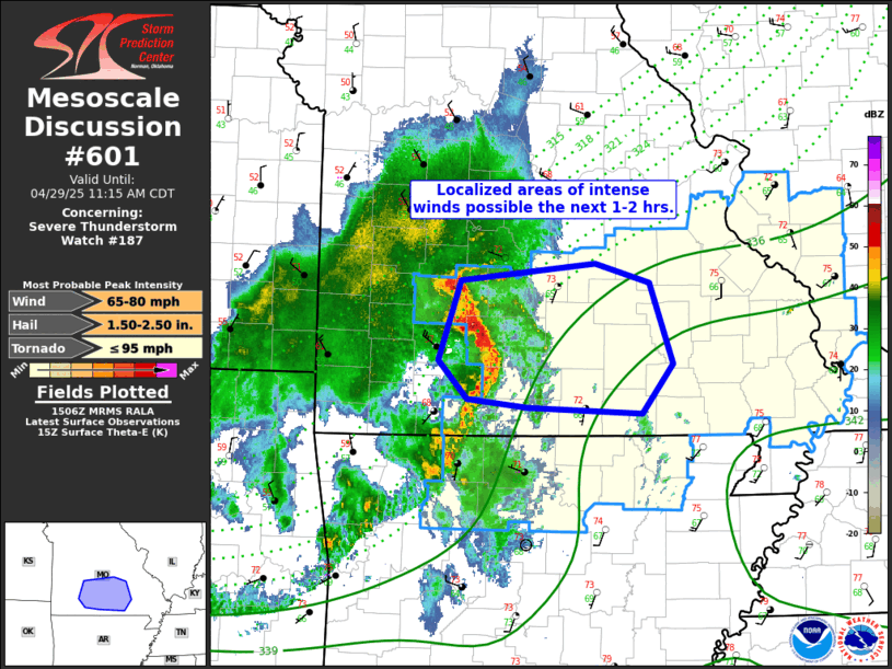 Mesoscale Discussion 601