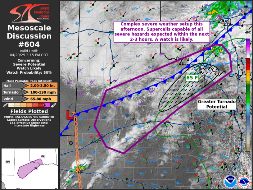 Mesoscale Discussion 604