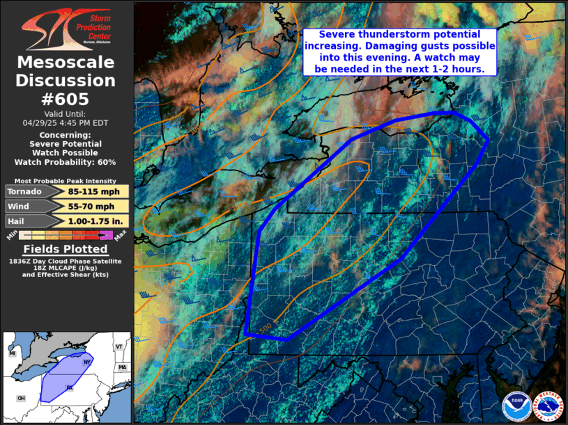 Mesoscale Discussion 605