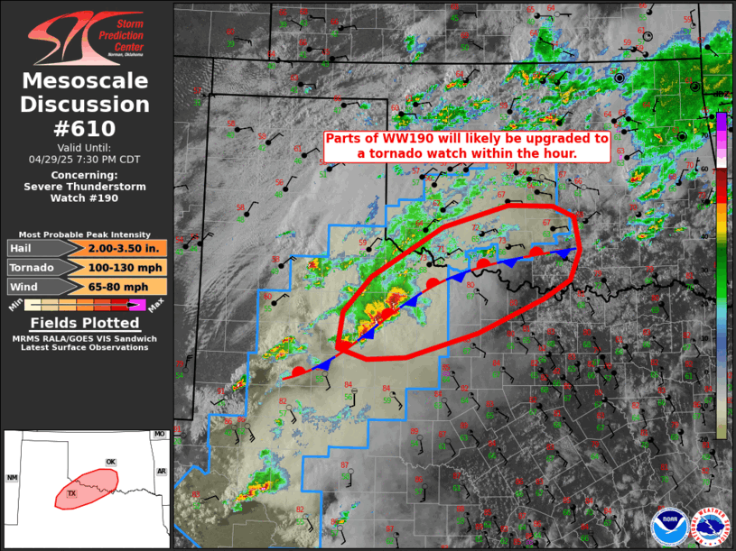 Mesoscale Discussion 610