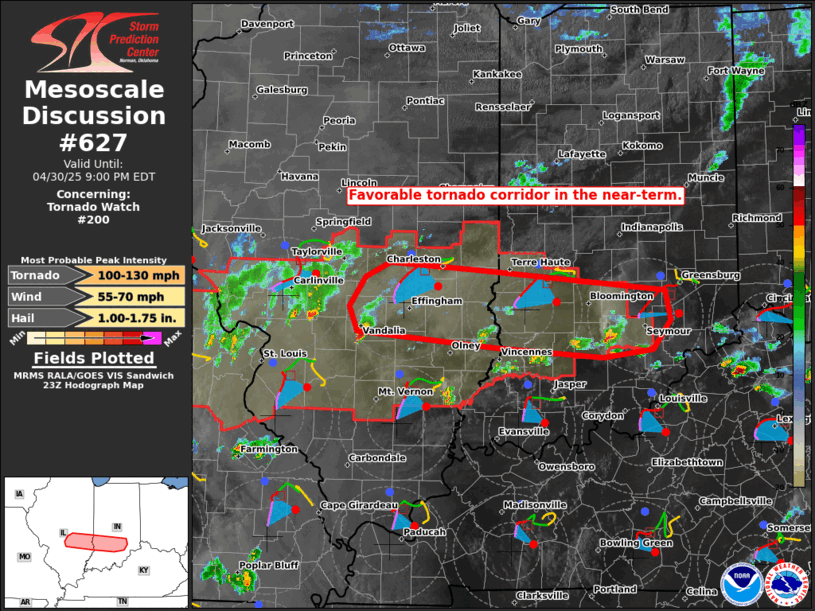 Mesoscale Discussion 627