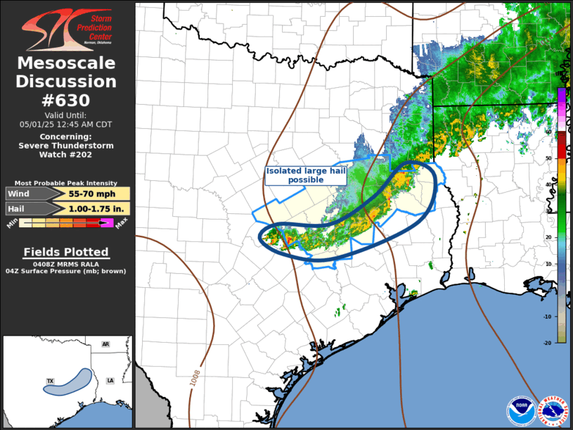 Mesoscale Discussion 630