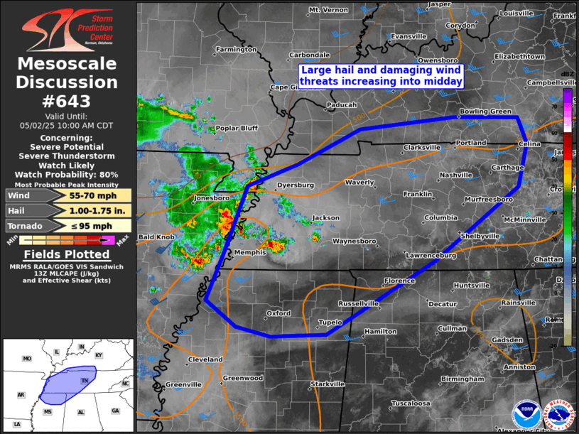 Mesoscale Discussion 643