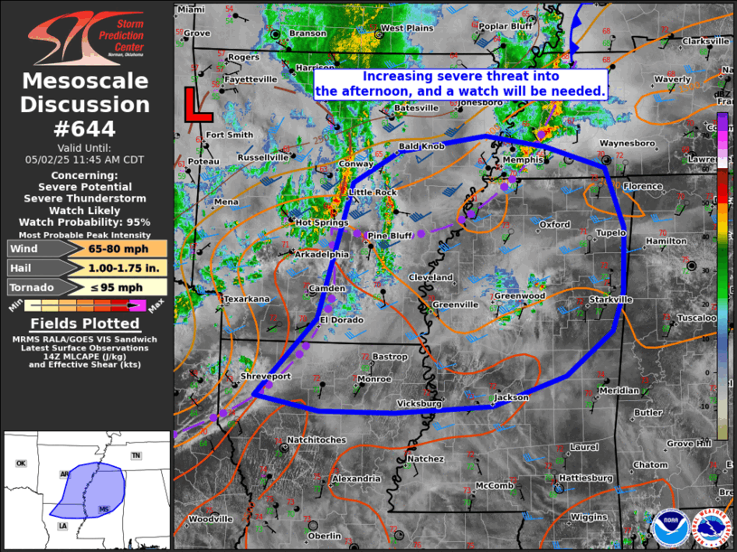Mesoscale Discussion 644