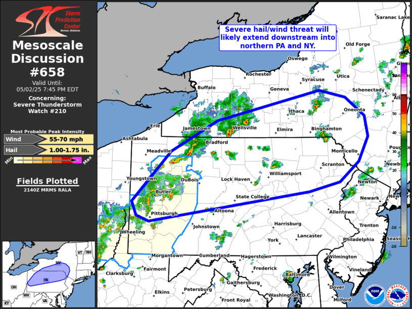 Mesoscale Discussion 658
