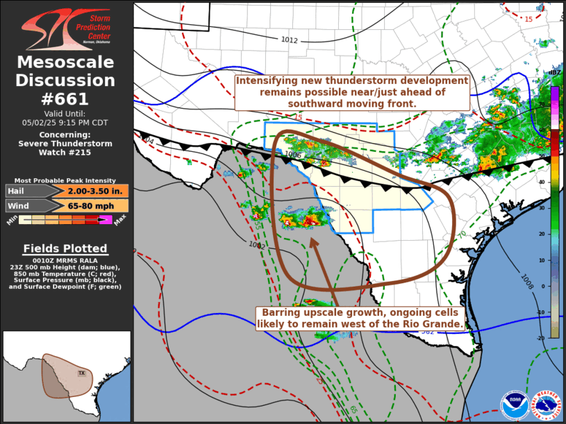 Mesoscale Discussion 661