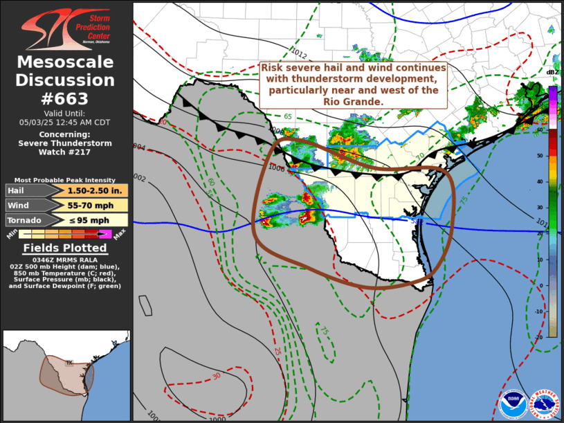 Mesoscale Discussion 663