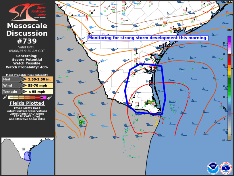 Mesoscale Discussion 739