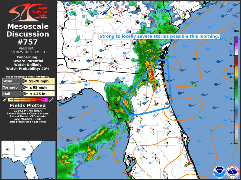 Mesoscale Discussion 757