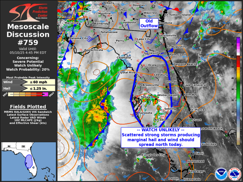 Mesoscale Discussion 759