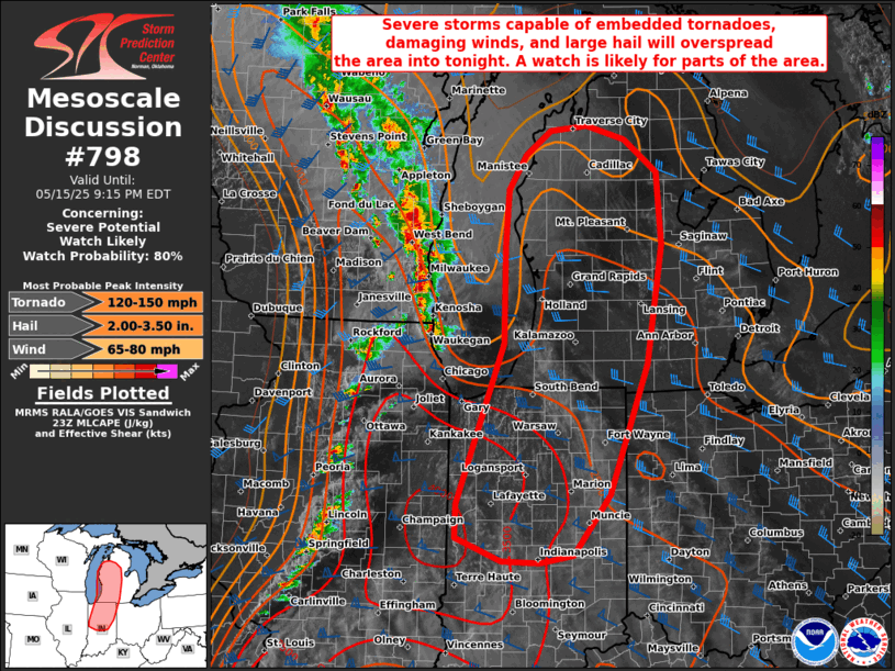 Mesoscale Discussion 798