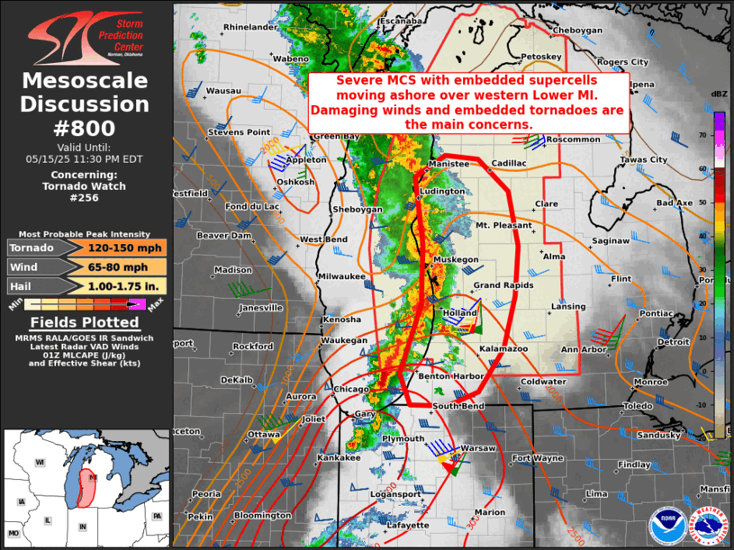 Mesoscale Discussion 800