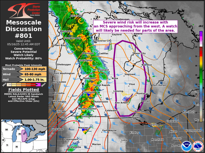 Mesoscale Discussion 801