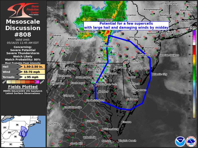 Mesoscale Discussion 808