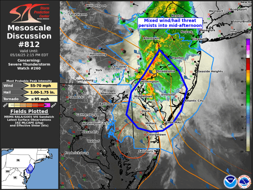 Mesoscale Discussion 812