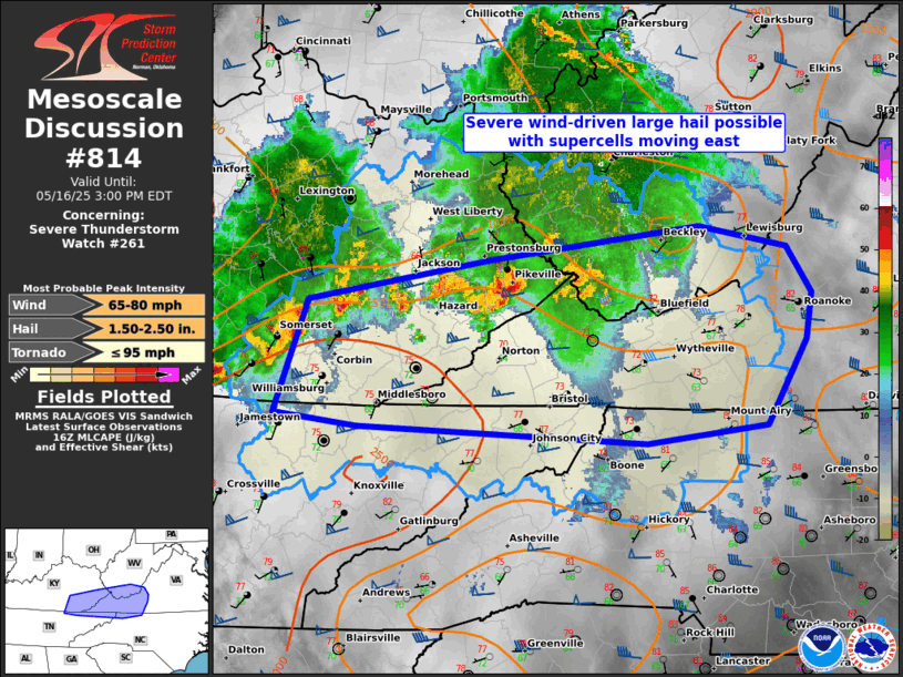 Mesoscale Discussion 814
