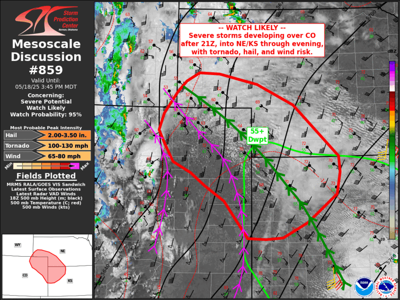 Mesoscale Discussion 859