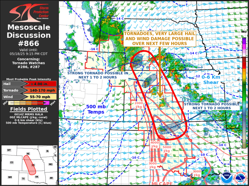 Mesoscale Discussion 866