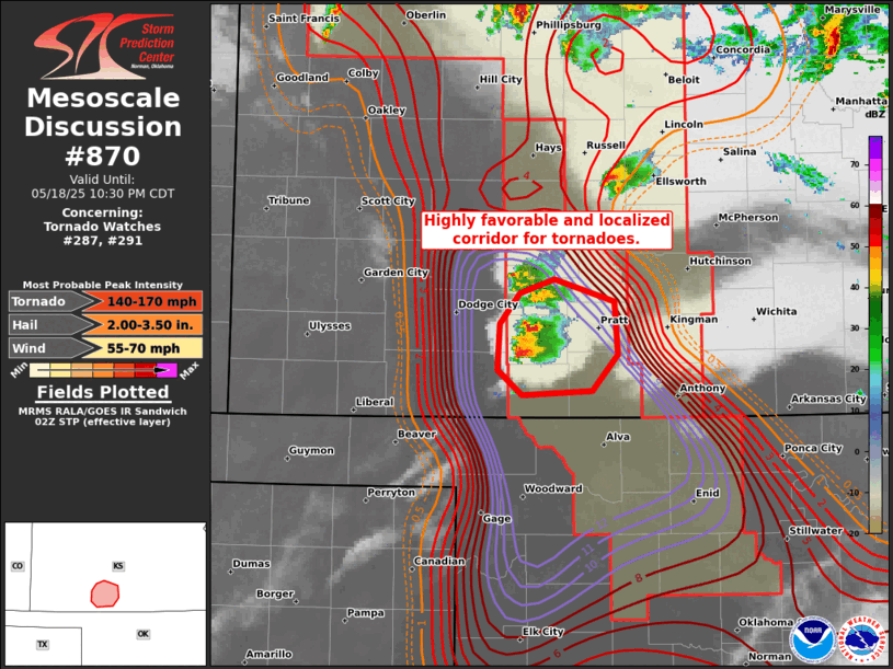 Mesoscale Discussion 870