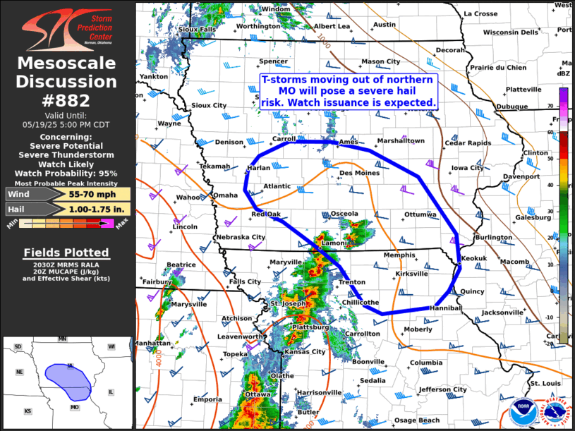 Mesoscale Discussion 882