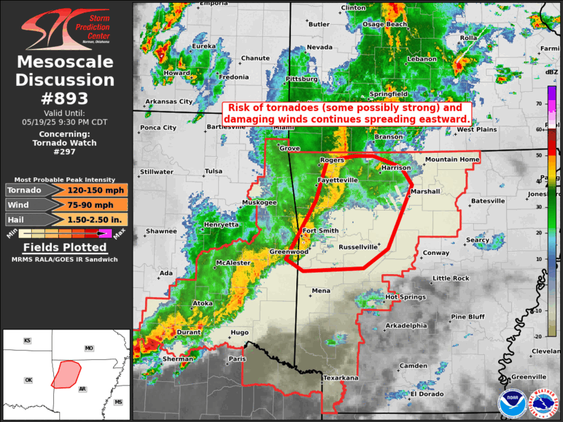 Mesoscale Discussion 893