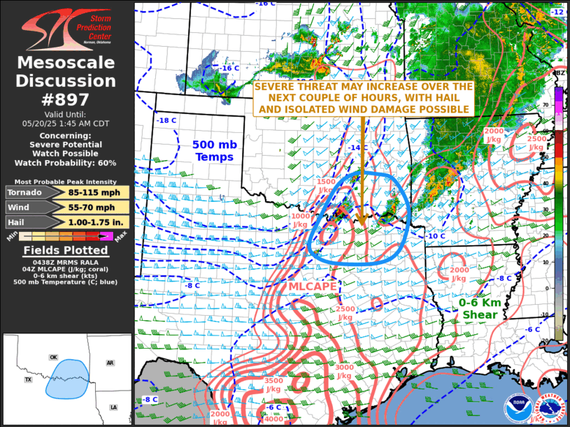Mesoscale Discussion 897