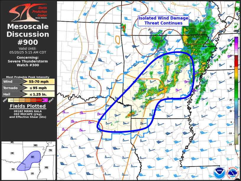 Mesoscale Discussion 900