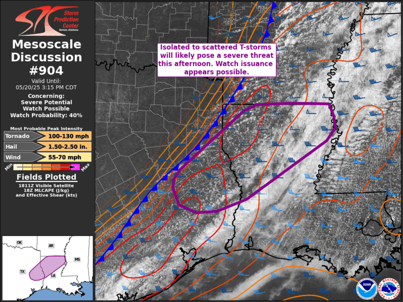 Mesoscale Discussion 904