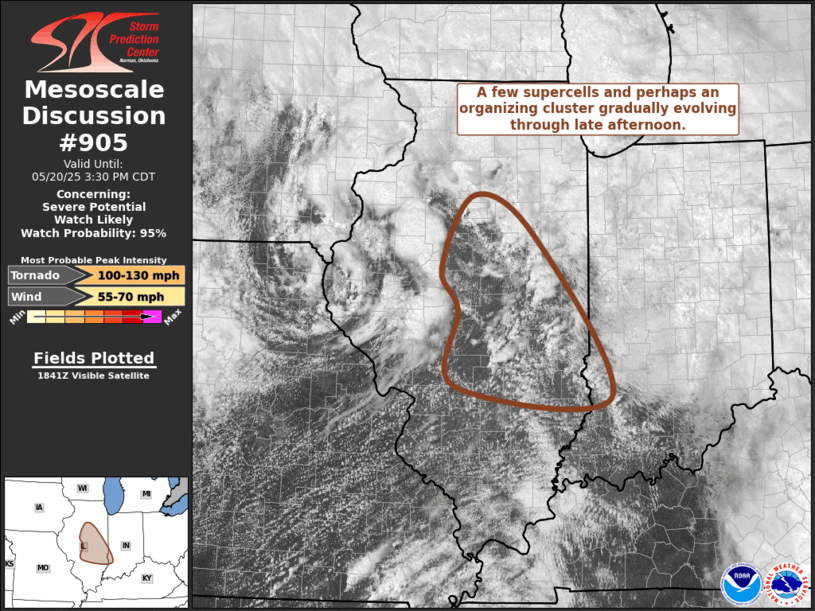 Mesoscale Discussion 905