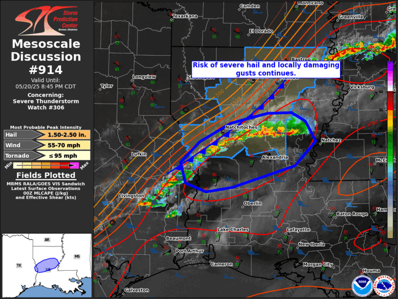 Mesoscale Discussion 914