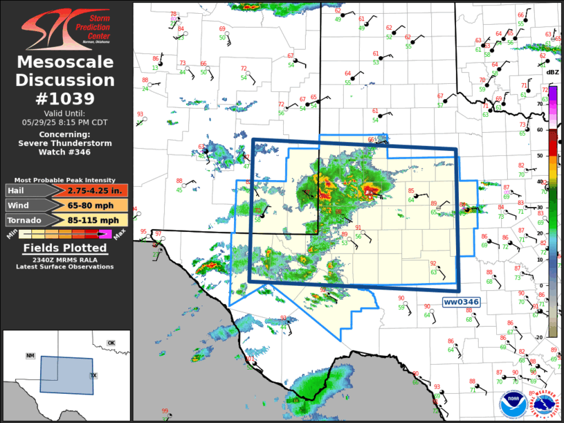 Mesoscale Discussion 1039